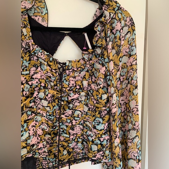 Free People Mabel Printed Blouse - Picture 3 of 8